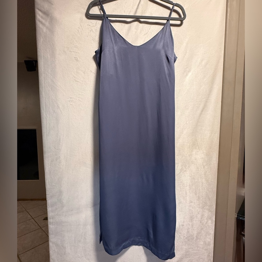 2 Bella Elegant Blue Slip Dress